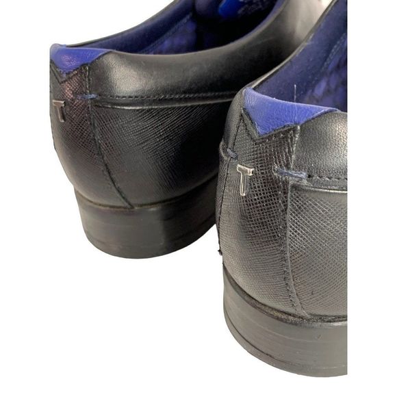 Mens Ted Baker Derby Black Lace Up Dress Shoes Sz 9 Vatory GUC 6360 main image 11